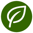Organic certification icon